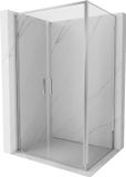 Mexen Exo porte pivotante cabine de douche 80 x 75 cm, transparent, chrome