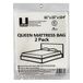 Queen Matras Tas 61x15x104 inch, 2 Mil, 2 Pack, Protector Box Spring bed