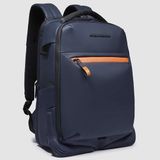 Piquadro Laptoprugzak / Werktas / Rugtas - Dames - 14 inch - Leer - C2OW - Blauw