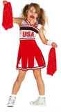 Fiestas Guirca Zombie cheerleader USA filles (10-12 ans)