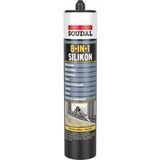 Soudal Silicone 8-en-1 Premium 300 ml blanc