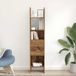 vidaXL Boekenkast 2-laags 40 x 35 x 180 cm bewerkt hout oud hout