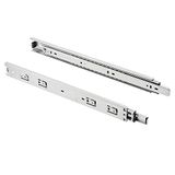 GTV H45 PK-PRO Set van 2 laderails, 45 x 450 mm, volledig uittrekbaar, ladegeleider van staal, railsysteem voor laden, telescopische rail kogellade, draagvermogen tot 50 kg, sterk, verzinkt