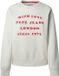 Pepe Jeans Bel Sweatshirt Vrouw M Oyster White