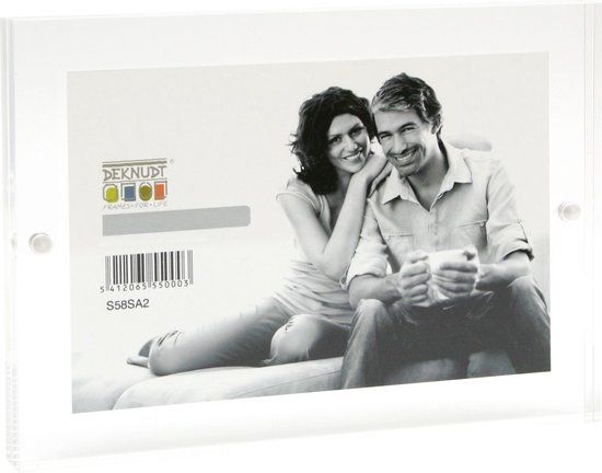 Deknudt Frames fotolijst S58SA2 - transparant - plexi - 10x15 cm