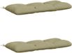 vidaXL - Set van 2 - Kussen - VIANEN - 100% - Polyester - Lichtgroen