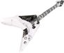 Merkloos / Sans marque Kruger Rock Opblaasbare Gitaar - 100 cm - Zwart/Wit