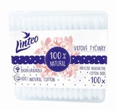 Linteo - Vatové tyčinky v krabičce (100 ks)