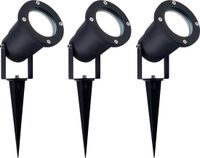 Ledvion - 3X LED Prikspots - IP65 - 5W - 6500K - 1M
