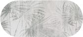 Tendance Tapis de bain Urban Oasis - antidérapant - extra long - 45 x 100 cm - motif palmier - salle de bain - tapis de douche