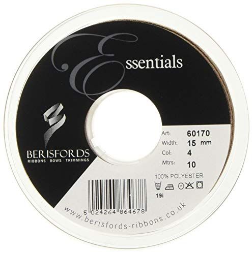 Berisfords Zig Zag band - Roségoud - 15 mm breed - 10 meter - 5024264864678