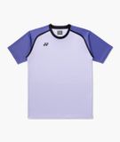 Yonex 16868EX badminton zwart tennis sportshirt - lila - maat XL