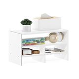 Furinno HERMITE Bureau-organizers en accessoires, kantoororganisatie, boekenplank, voor kantoorbenodigdheden, kantoorbureauaccessoires, wit