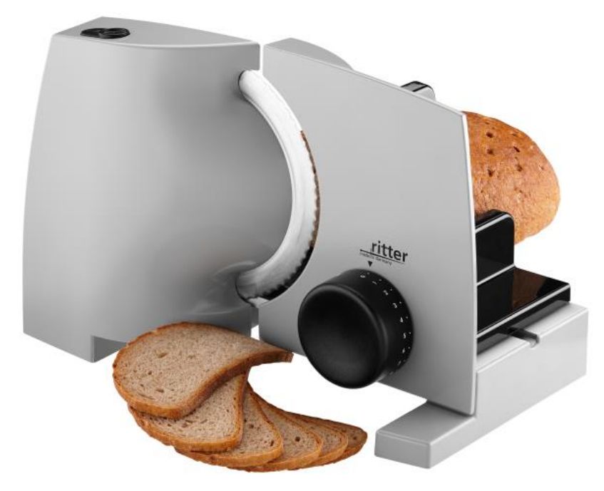 Ritter nova 1 elektrische snijmachine - Grijs metaal - 65W