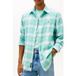 Tommy Hilfiger Chemise en flanelle à carreaux TJM Reg Antique Teal/Big Check