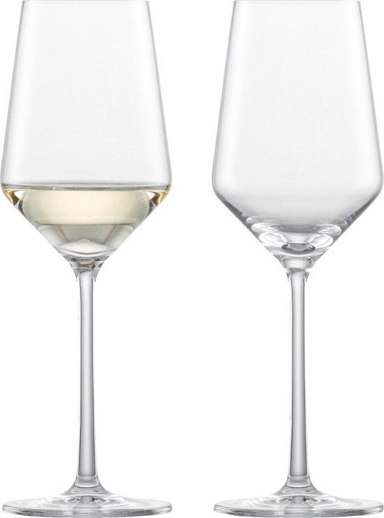 Zwiesel Glas Pure White Wine Glasses - 300 ml - Set of 2