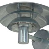 Dyberg Larsen DL25 Applique d'extérieur, galvanisée, Ø 25 cm