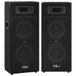 vidaXL Hifi-podiumluidsprekers 2 st passief professioneel 1000 W zwart