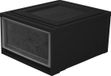 IRIS Maxi Drawer tiroir empilable - 30L - Plastique - Noir/Transparent