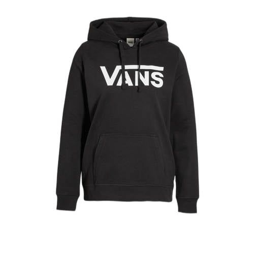 VANS hoodie met logo zwart/wit