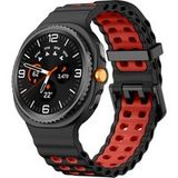 Strap-it Samsung Bracelet Ocean Samsung Galaxy Watch 8 - 44mm (noir/rouge)