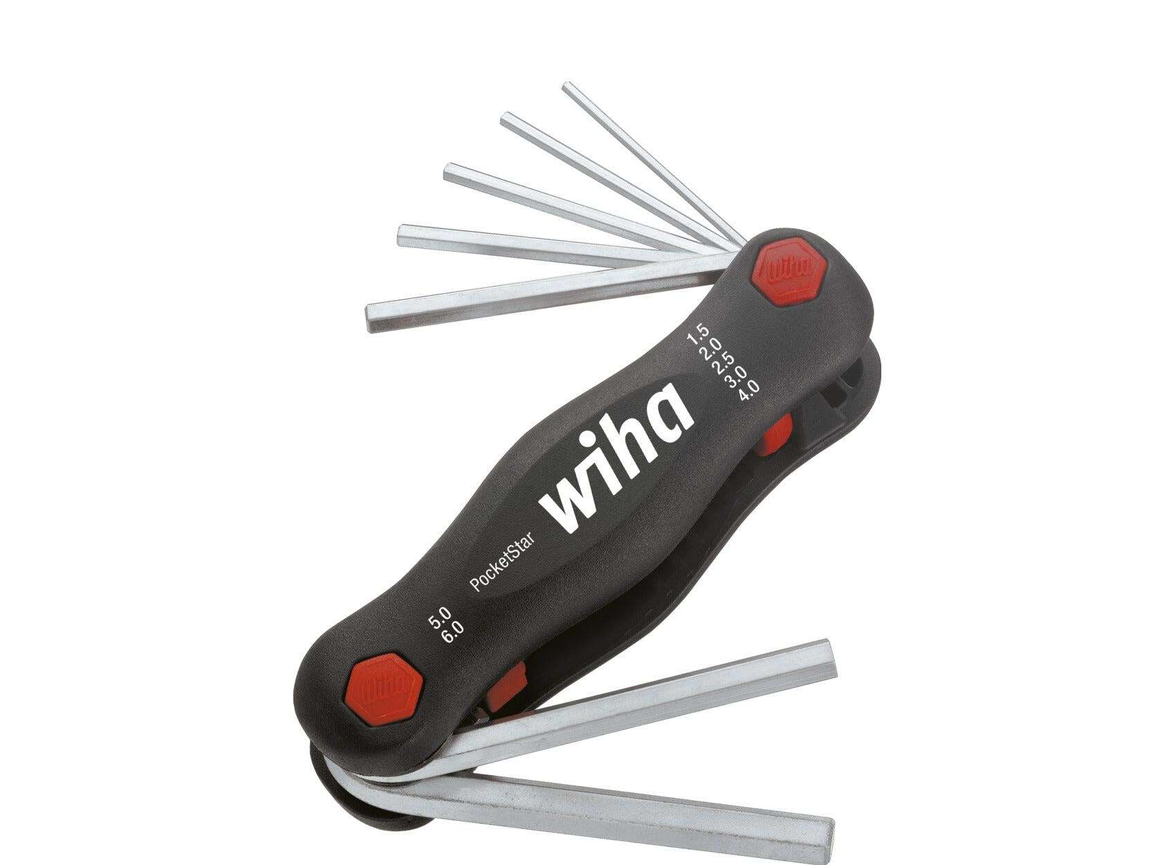 Wiha Multitool PocketStar Zeskant 7-delig SB-versie met euroslot ophanger - 23037