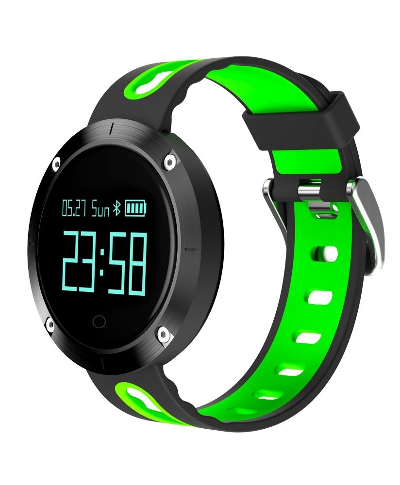 Billow XS30GP Smartwatch - Zwart/Groen - Hartslag - IP67 - 1.0 inch OLED
