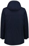CMP Gevoerde parka met vaste capuchon voor heren - Zwartblauw - Polyester - Maat 54 - Waterafstotend - Herfst/Winter 2025