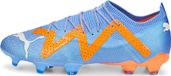 PUMA Future Ultimate Low FG/AG Chaussures de football 01 - blue glimmer/puma white/ultra orange 42.5