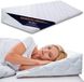 ASE Coussin coin pour lit et canapé 45x120 cm – Coussin & coin de matelas anti-reflux pour Adultes – Coussin coin lit, coussin de lecture, coussin de dossier, coussin pour jambes – Rehausseur de matelas, housse lavable Oeko-Tex
