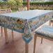 PETTI Artigiani Italiani - Paastafelkleed Vlekbestendig Rechthoekig 140x360 cm 18 Personen, Keukentafelkleed van Microvezel, Design Vichy Ruitjes en Konijntjes, 100% Made in Italy