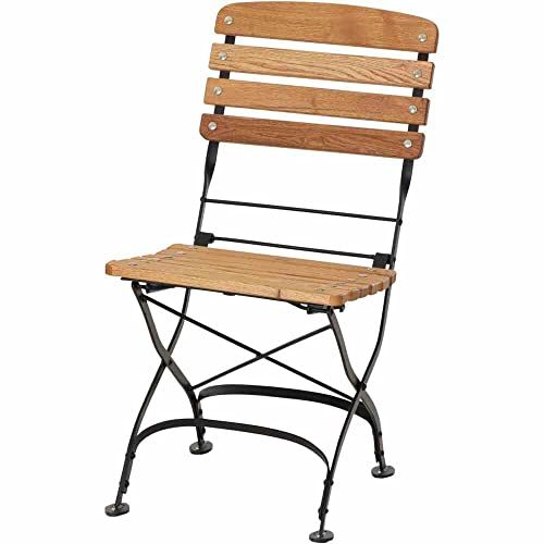 Siena Garden Peru III Folding Chair Black Frame/Robinia