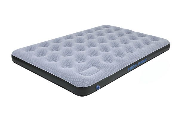 High Peak Double Comfort Plus - Double Air Mattress - Black, Blue, Grey