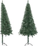 vidaXL Sapin de Noël artificiel d'angle 180 cm PVC vert