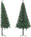 vidaXL Sapin de Noël artificiel d'angle 180 cm PVC vert