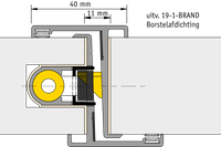 Alprokon Deurnaald P-F 19-1 40/2450mm rs (Prijs per stel)