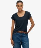 Superdry Studios Scoop Neck Shirt Dames - Maat 12