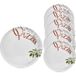 Van Well Famosa assiettes à pizza italiennes, grand, ø 33 cm, blanc, set de 6 pièces