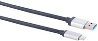 S-Impuls S/CONN USB 3.0 Anschlusskabel, USB-A Stecker auf USB-C Stecker, 1,5m