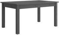 vidaXL salontafel 80x50x40 cm massief grenenhout grijs