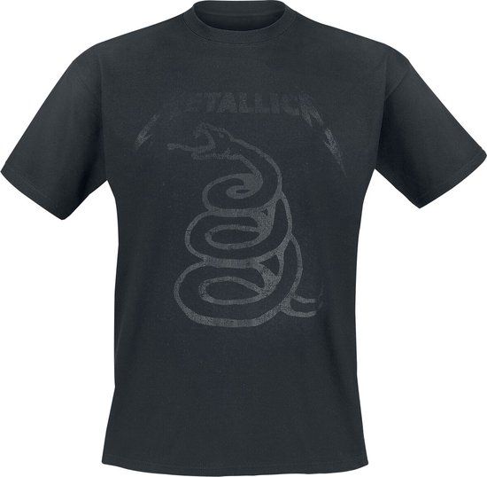 Metallica Black Snake Heren T-shirt - zwart - XL