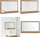 vidaXL Badkamerspiegelkast 60x11x37 cm bewerkt hout artisanaal eiken