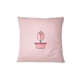 Bona Basics Decoratieve kussenhoes Lichtroze 45x45 cm