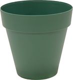 Mega Collections Plantenpot - kunststof - donkergroen - binnen/buiten - D39xH35 cm - bloempot
