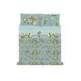 Italian Bed Linen JOLIE Bedsprei en kussenslopen met digitale print, voor tweepersoonsbed