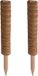 Pro garden plantenstok kokos - 2x - eucalyptushout - D4,5 x H40 cm - plantensteun
