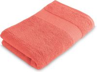 Douchehanddoek, 70 x 130 cm, 100% katoen, 450 g/m², koraal