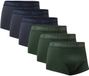 DANISH ENDURANCE Korte Boxershorts Heren Ondergoed - 6 Pack - Meerkleurig - Maat M