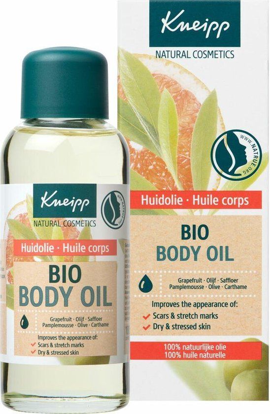 Kneipp Bio+ Huidolie - 100ml - Grapefruit & Saffloer - Vegan