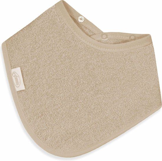 Funnies Bandana Slabber Junior 38 Cm Katoen Crème